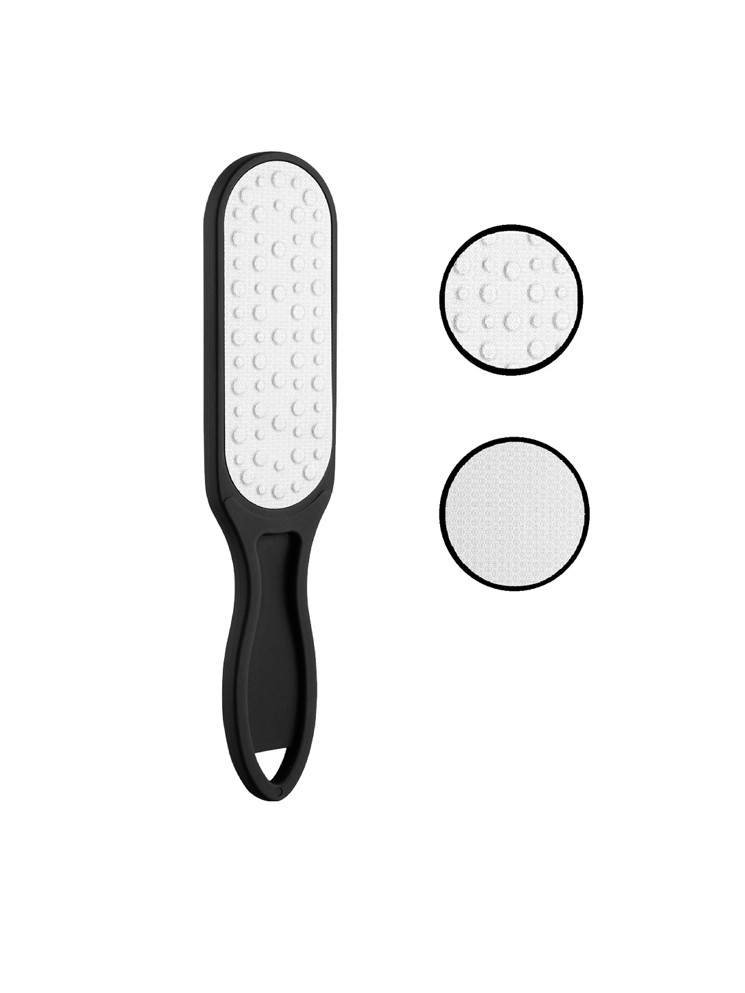 

Beaute Secrets Unisex Foot File, Double Sided Foot Scraper Callus Remover, Black