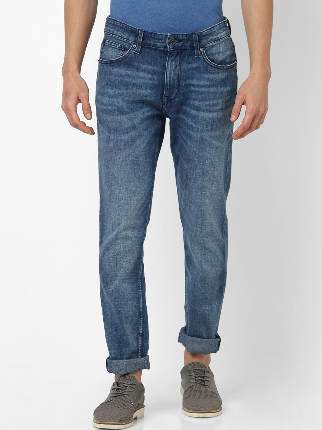 

Celio Men Blue Slim Fit Mid-Rise Clean Look Jeans