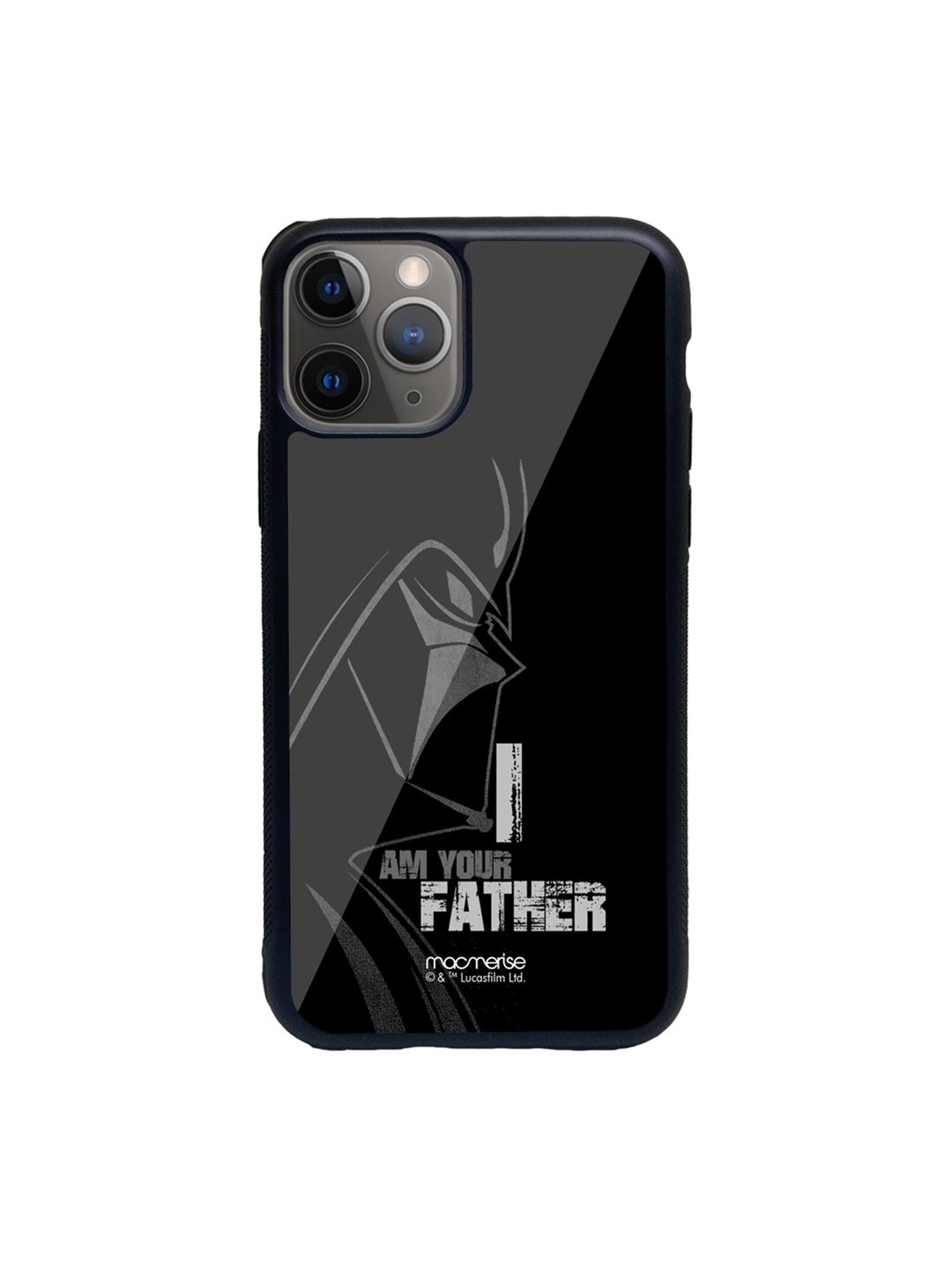 

Macmerise Black & Grey I am your Father Glass iPhone 11 Pro Max Phone Case