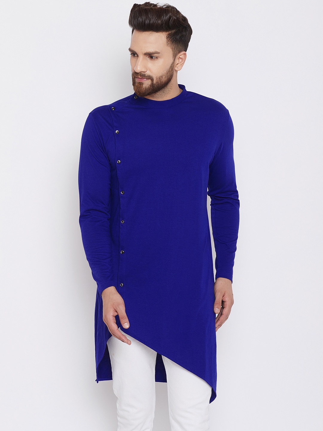 

CHILL WINSTON Men Blue Kurta
