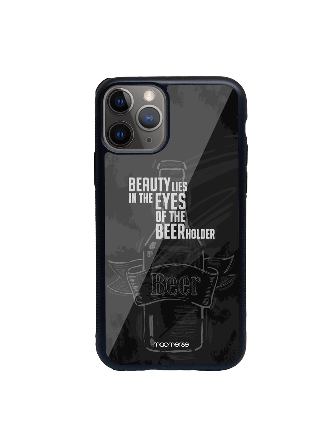 

Macmerise Black & White Beer Holder Glass iPhone 11 Pro Max Phone Case