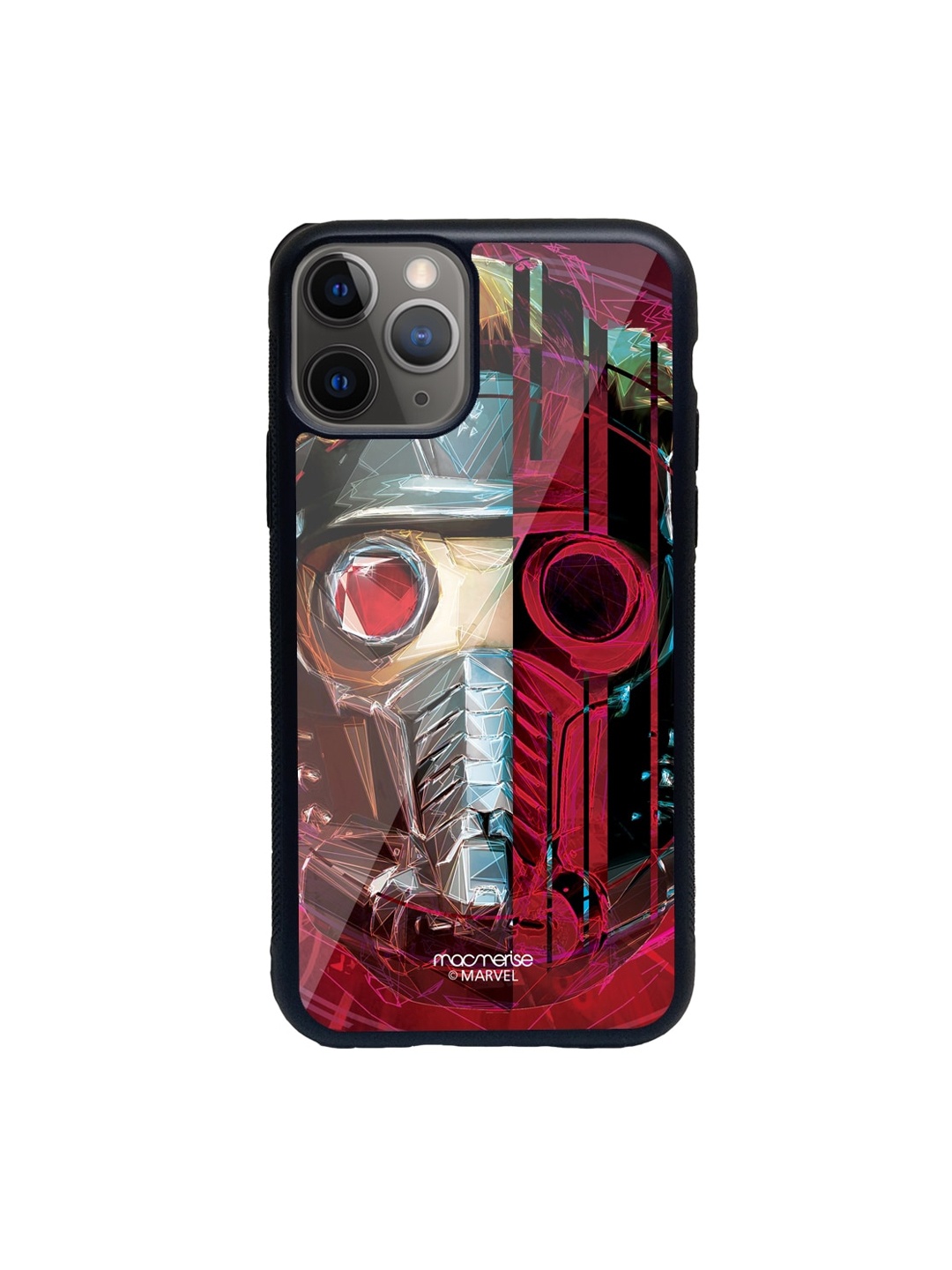 

macmerise Red & Black Grunge Suit StarLord iPhone 11 Pro Max Phone Case