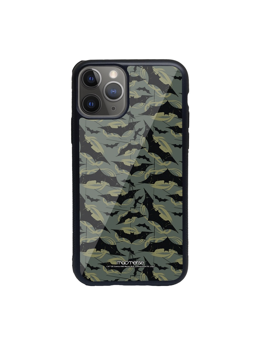 

macmerise Green & Black Batman Mashup Pattern iPhone 11 Pro Max Back Case