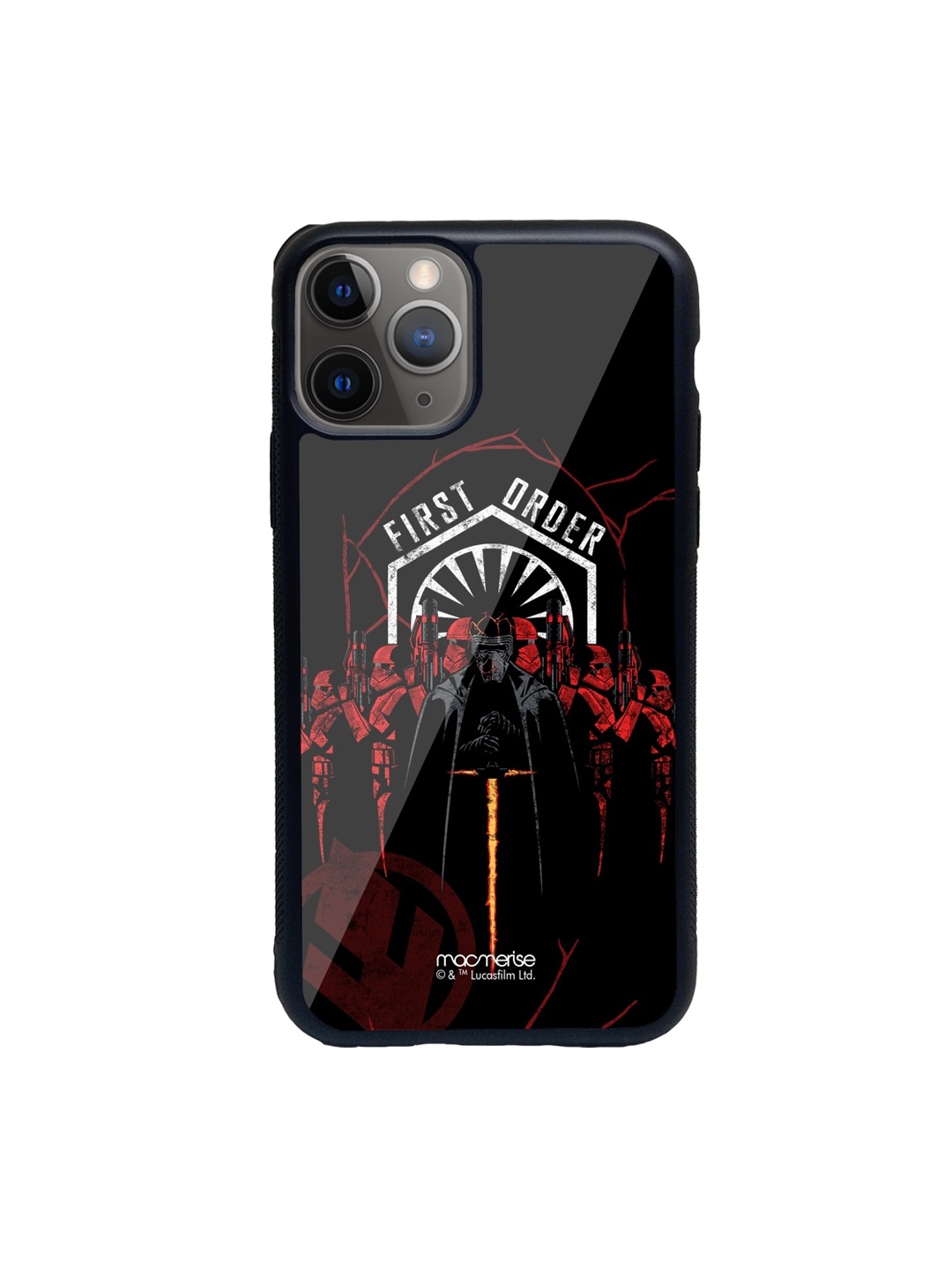 

macmerise Black & Red First Order Printed iPhone 11 Pro Back Case