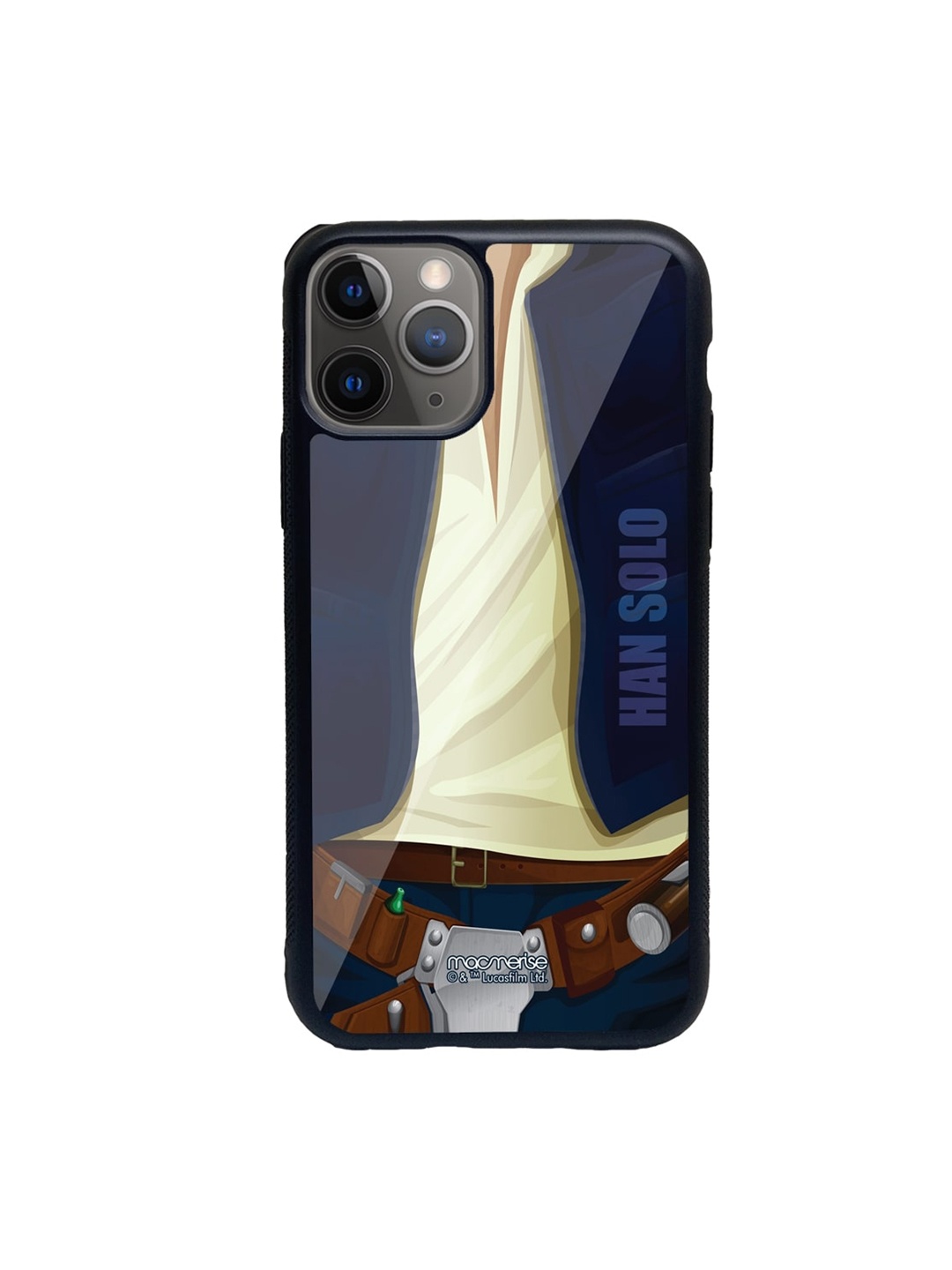 

macmerise Blue & White Attire Han Glass iPhone 11 Pro Max Phone Case