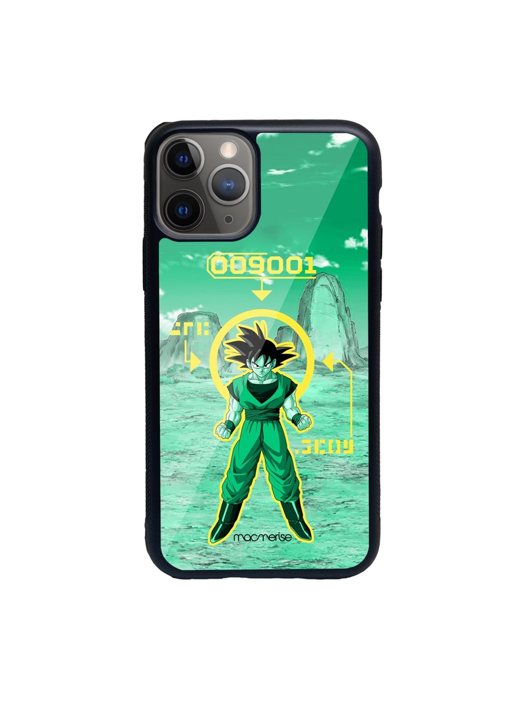 

macmerise Green & Yellow Over 9000 Glass iPhone 11 Pro Phone Case