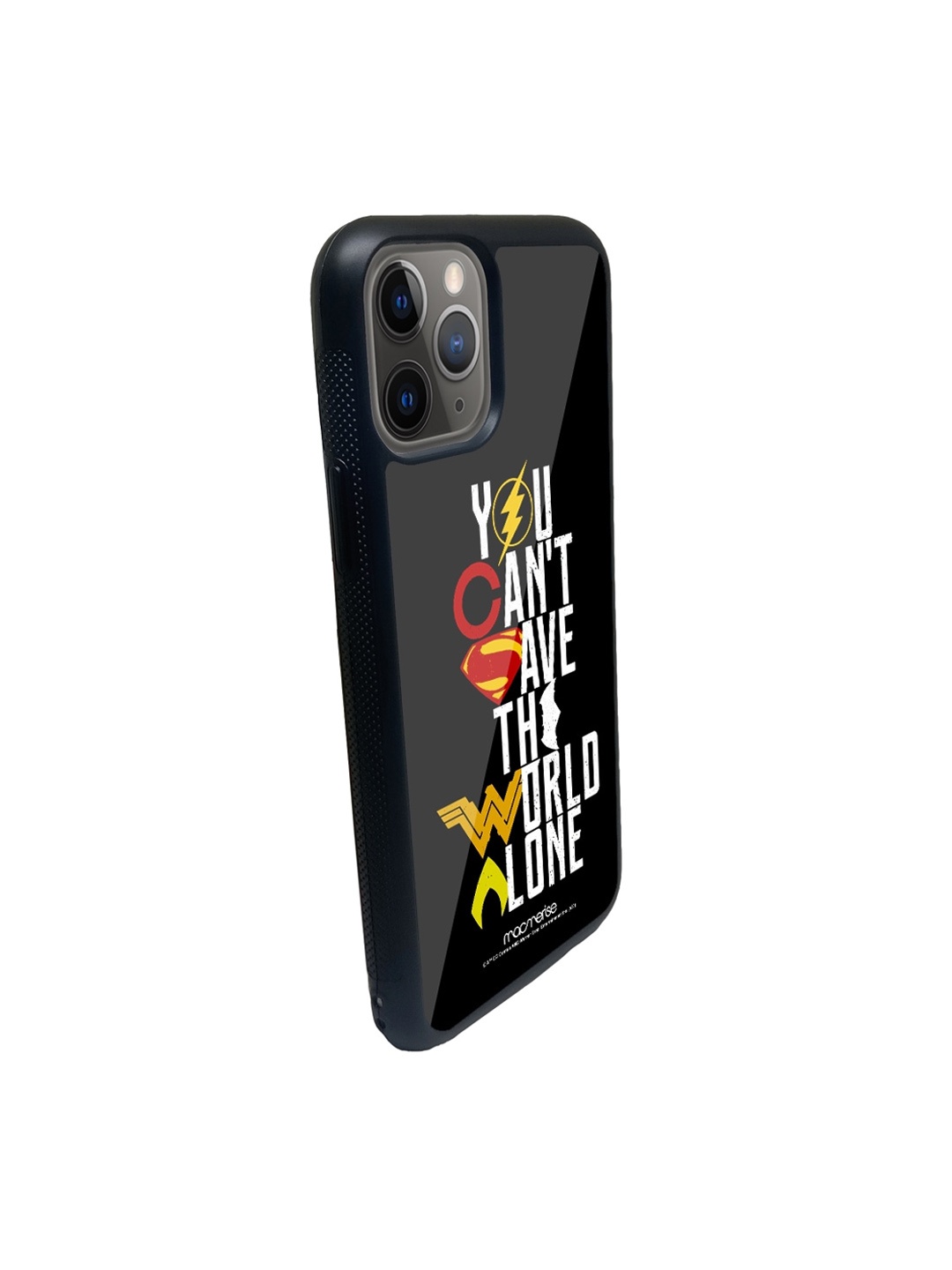 

macmerise Black & White Justice League Motto Printed iPhone 11 Pro Max Back Case