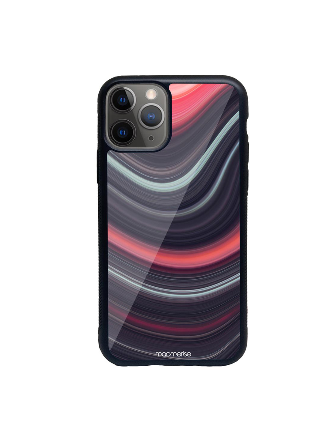 

Macmerise Black & Red Liquid Funk Glass iPhone 11 Pro Max Phone Case