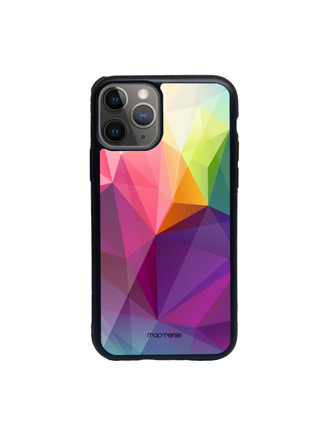 

macmerise Purple & Orange Crystal Art Printed iPhone 11 Pro Max Back Case