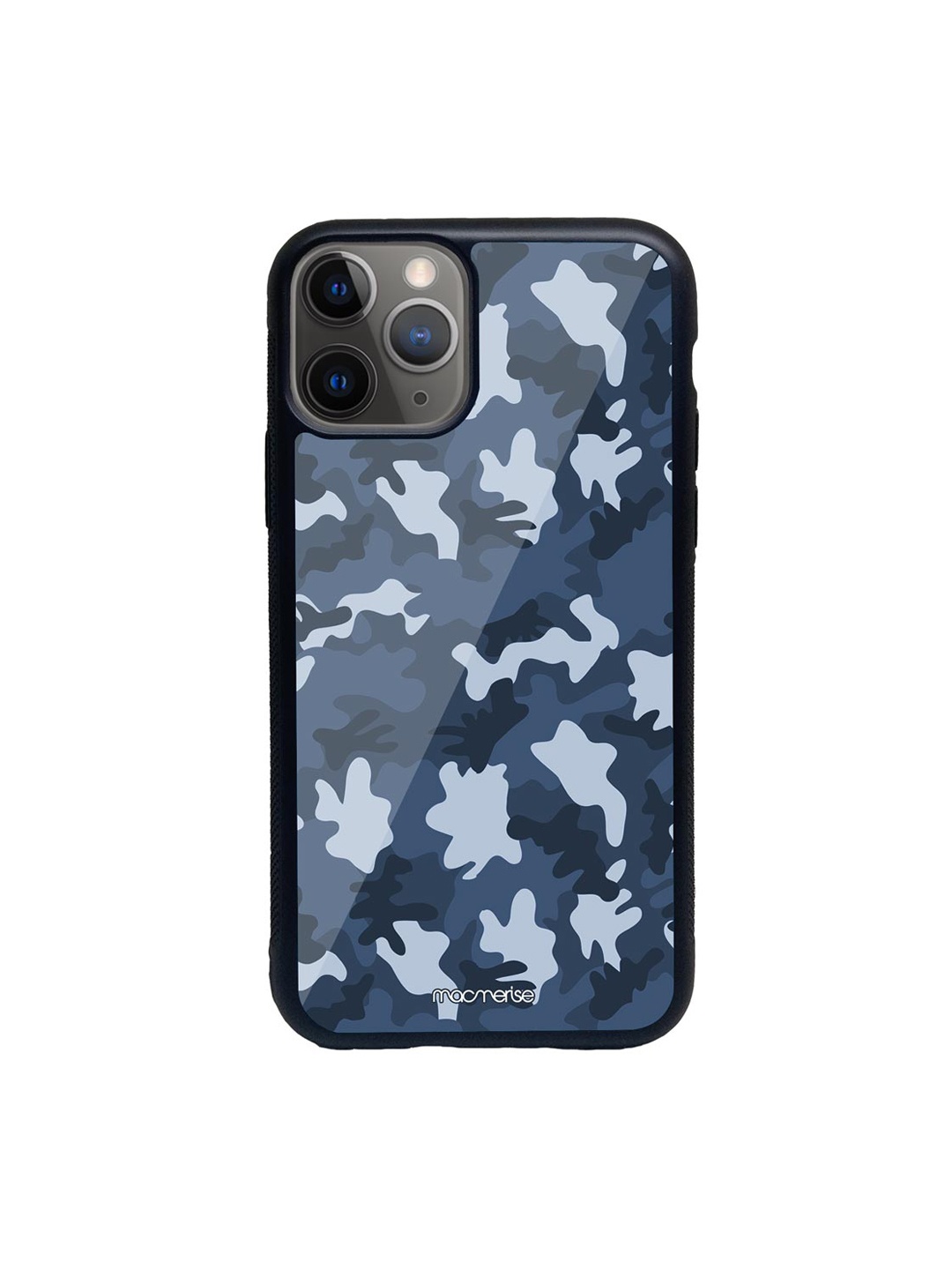 

macmerise Blue & Grey Camo Blue Glass iPhone 11 Pro Phone Case