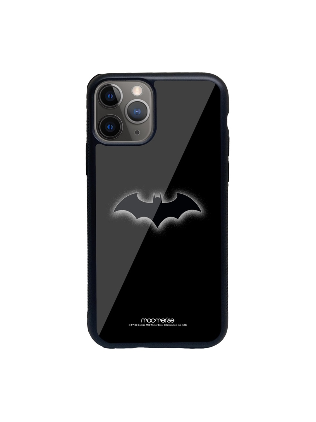 

macmerise Black & Grey Logo Batman Printed iPhone 11 Pro Max Back Case