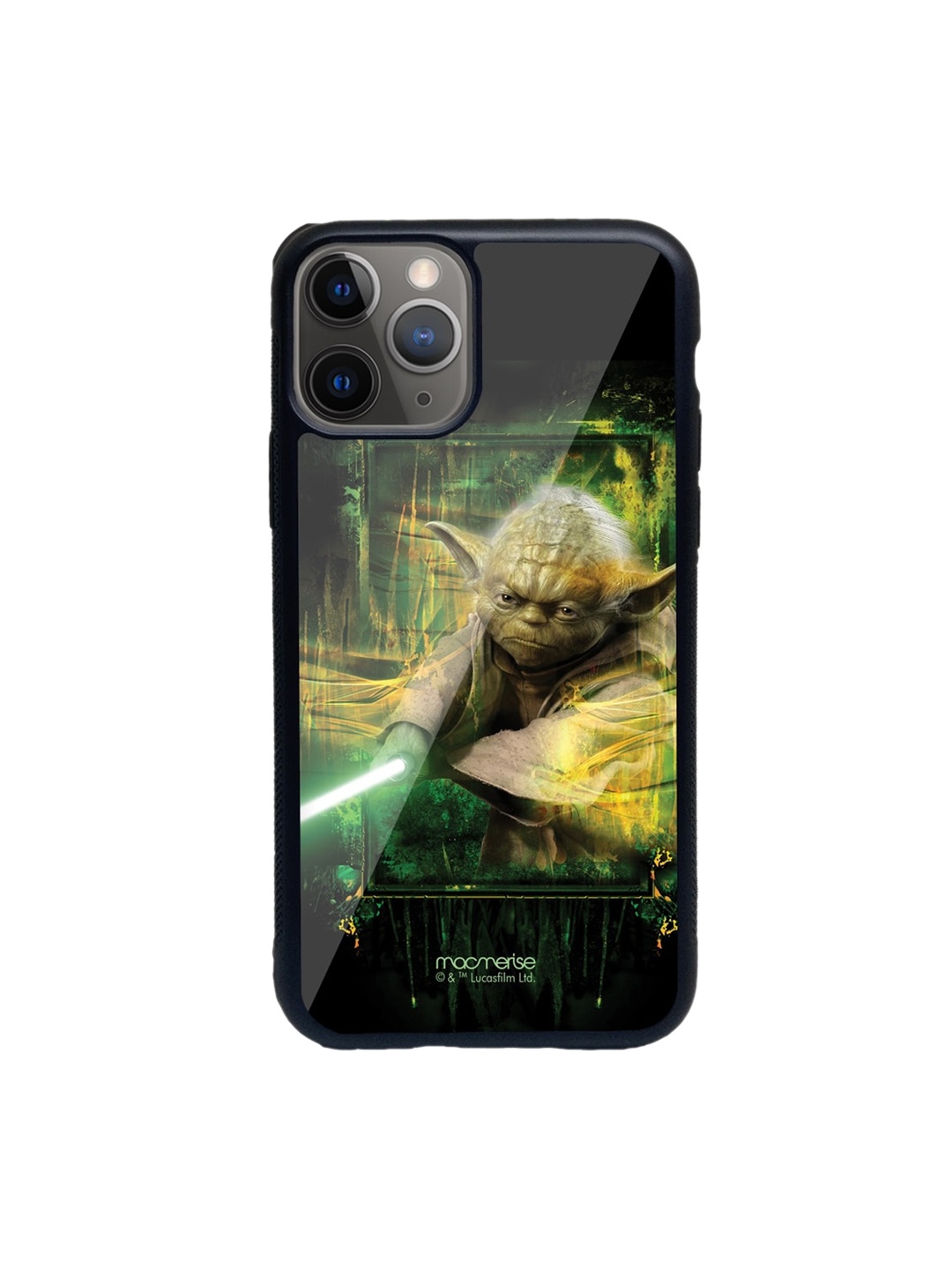 

macmerise Black & Green Furious Yoda iPhone 11 Pro Back Case