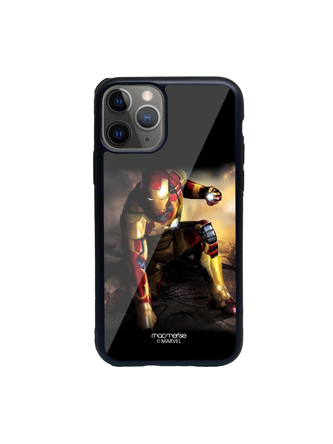 

macmerise Black & Red Mark 42 Glass iPhone 11 Pro Max Phone Case