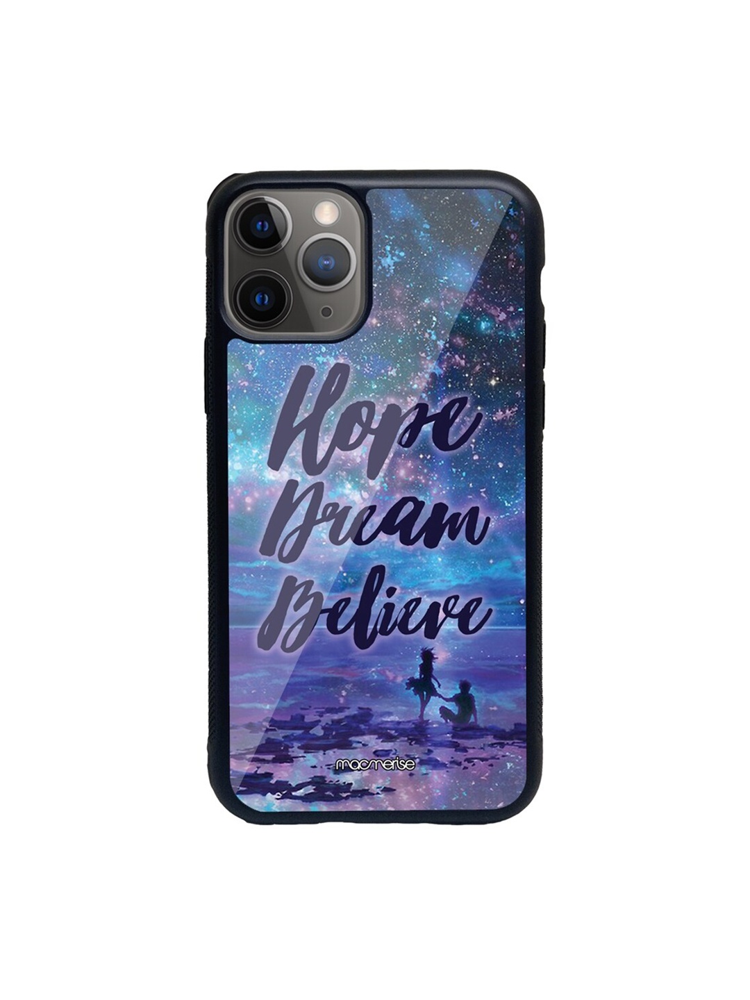 

macmerise Multicoloured Hope Dream Believe Glass iPhone 11 Pro Phone Case, Multi