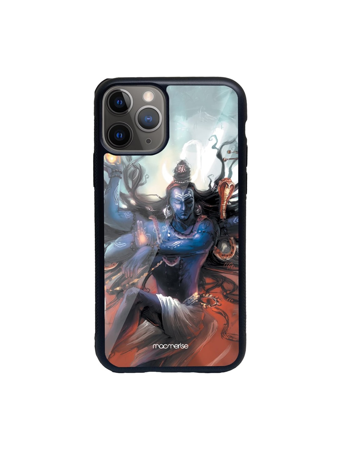 

macmerise Blue & Red Nataraj Printed iPhone 11 Pro Max Back Case