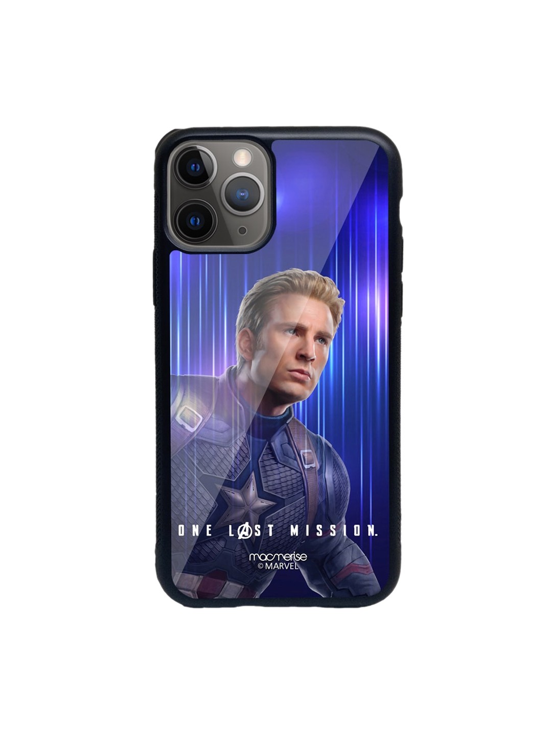 

macmerise Blue & Grey One Last Mission Pattern iPhone 11 Pro Max Back Case