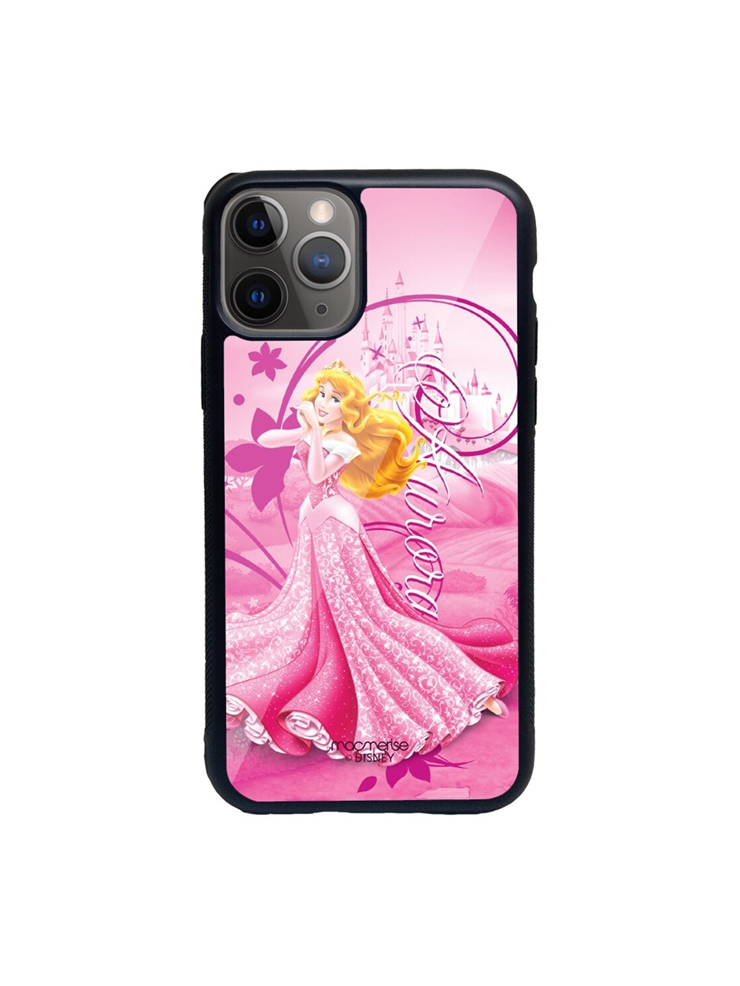

macmerise Pink & Yellow Aurora Printed iPhone 11 Pro Max Back Case