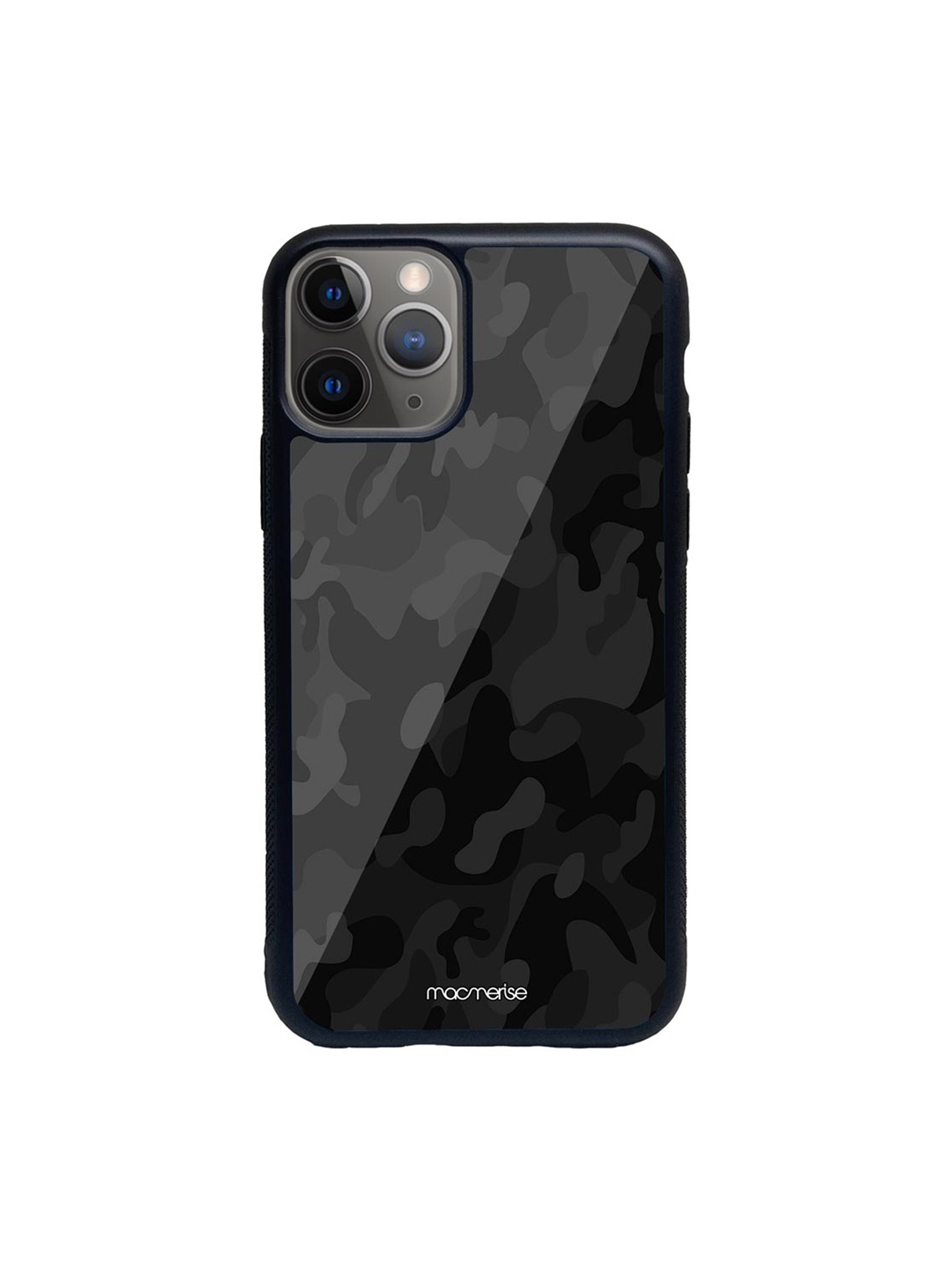 

macmerise Black & Grey Camo Printed iPhone 11 Pro Max Back Case
