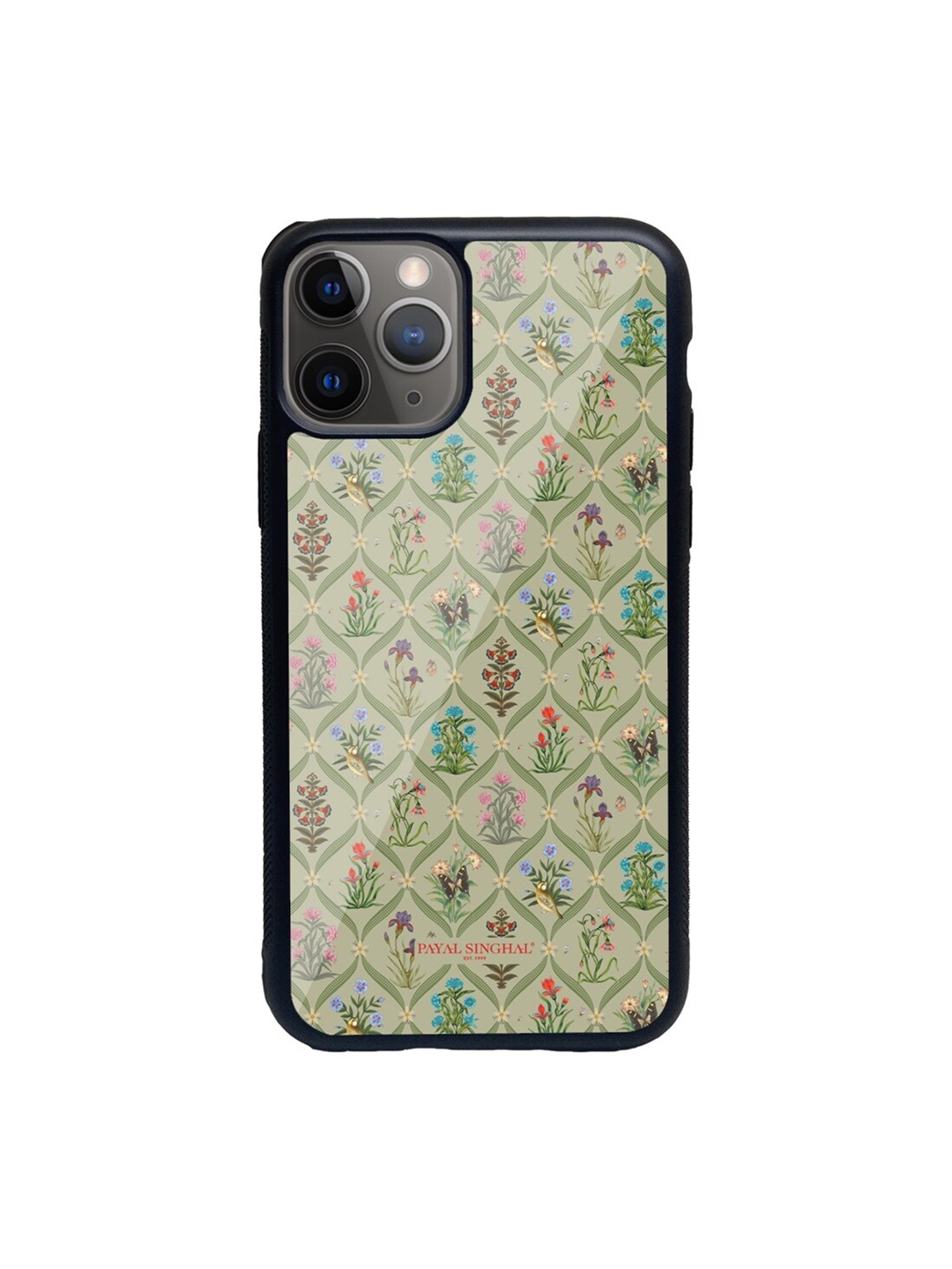 

Macmerise Multicoloured Payal Singhal Mughal Motifs Glass iPhone 11 Pro Max Phone Case, Multi