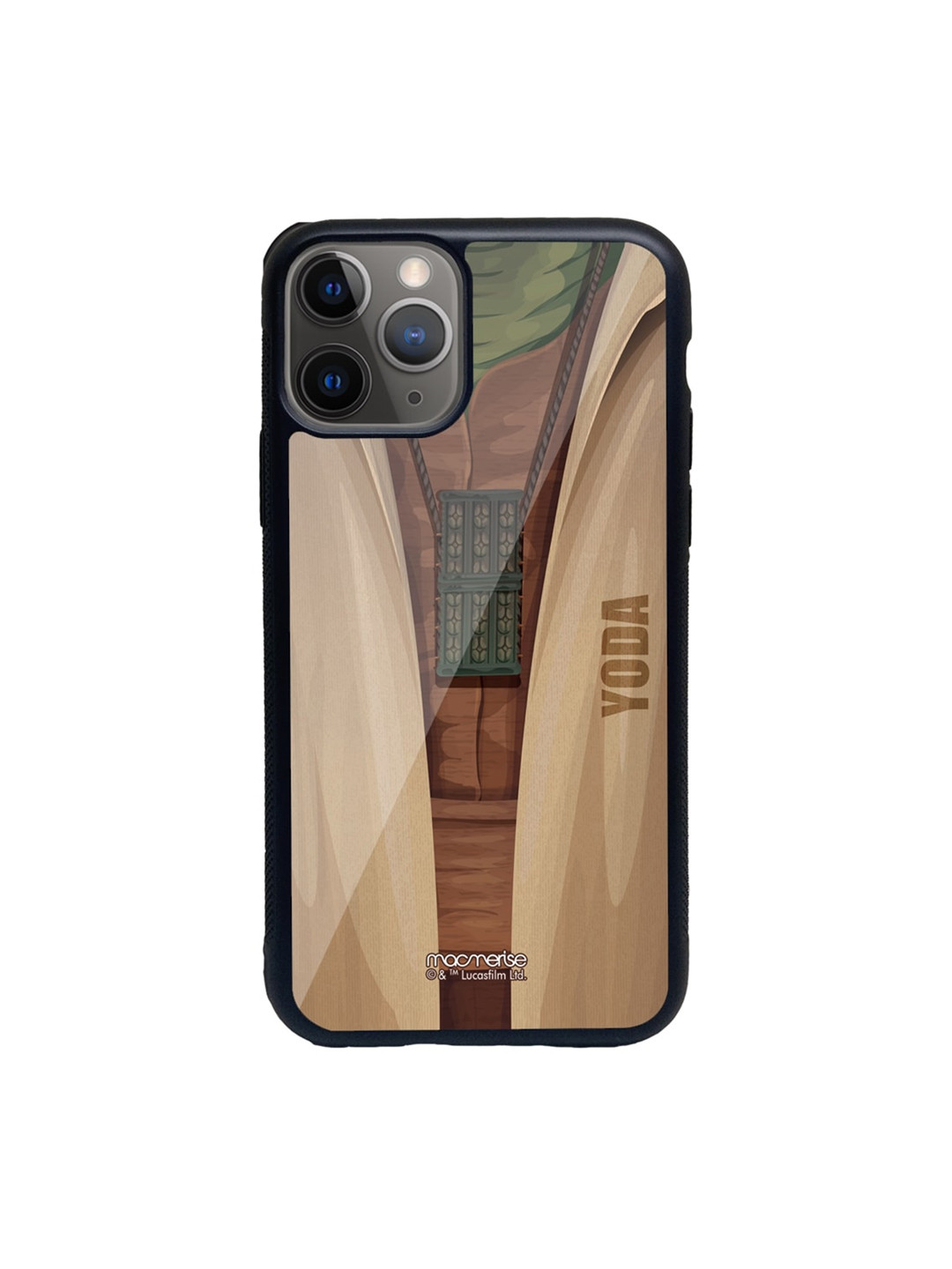

macmerise Beige & Brown Attire Yoda Printed iPhone 11 Pro Max Back Case