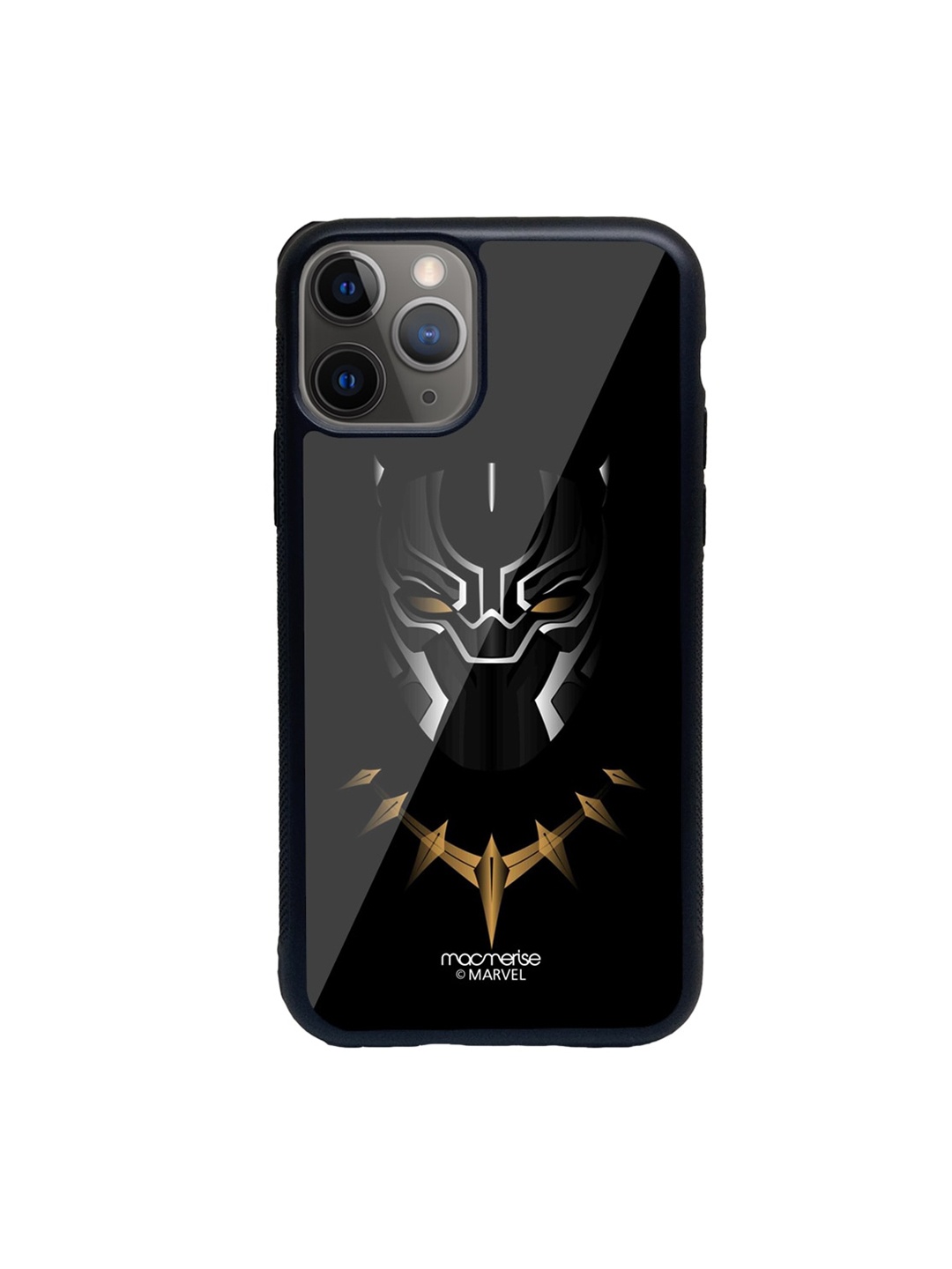 

macmerise Black & Grey Minimalistic Panther Printed iPhone 11 Pro Max Back Case