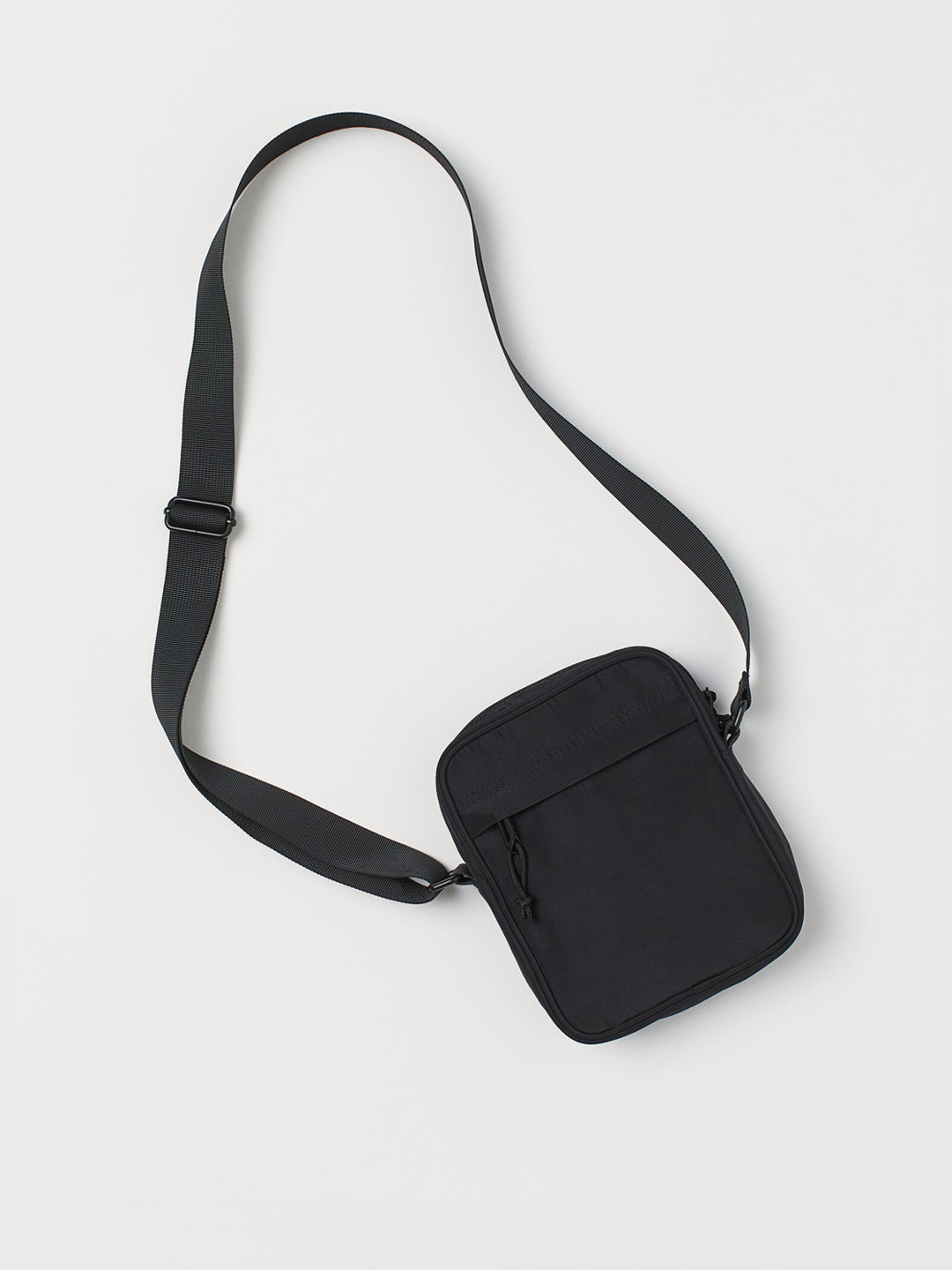 

H&M Men Black Solid Small Shoulder Bag