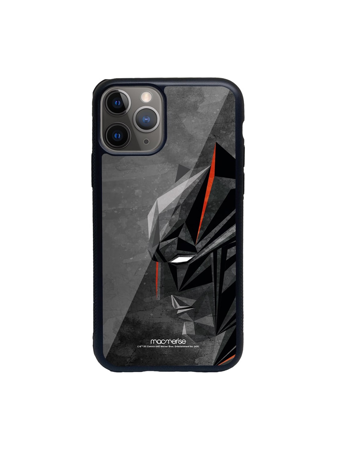 

macmerise Black & Grey Batman Geometric Printed iPhone 11 Pro Max Back Case