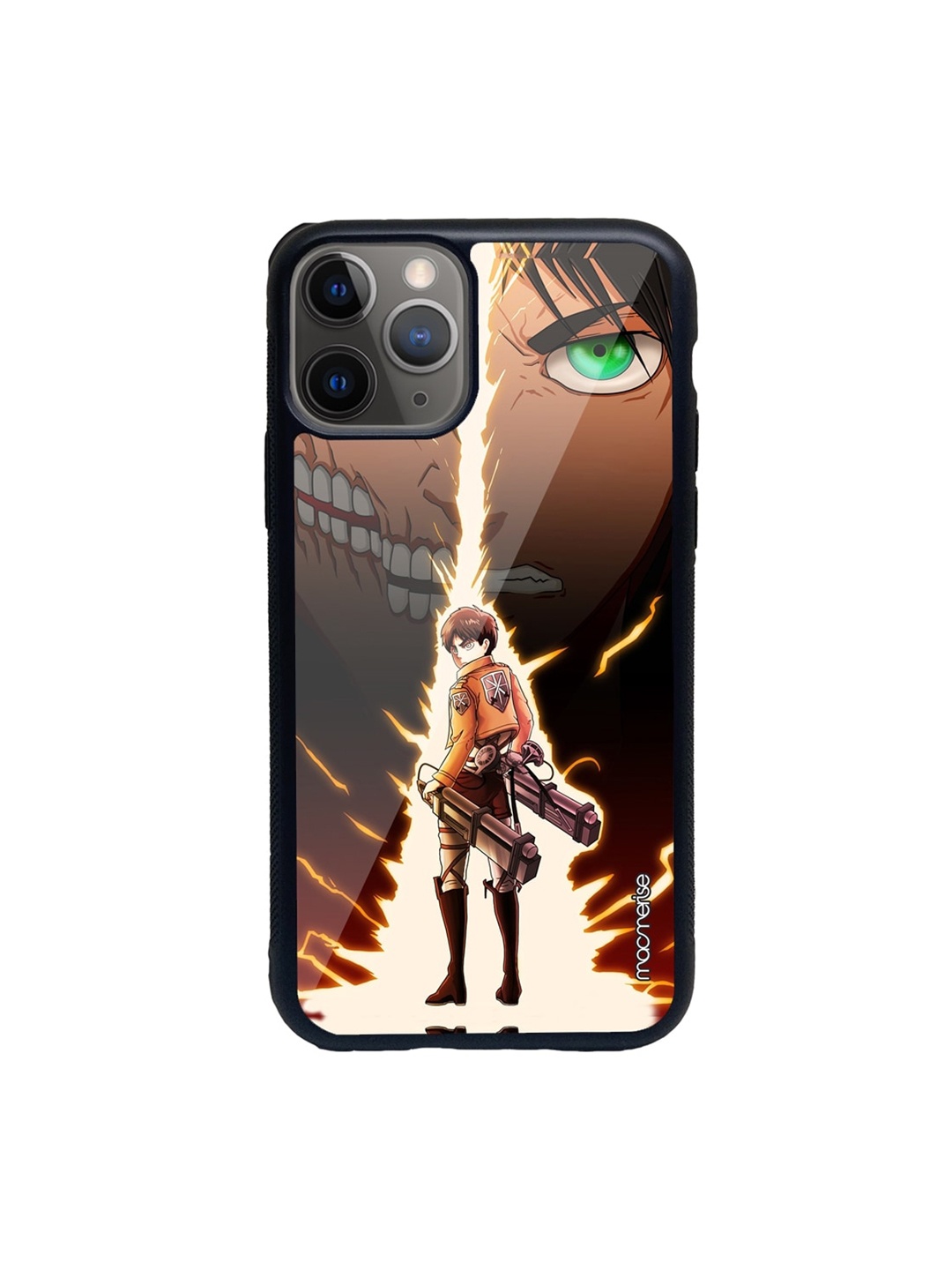 

macmerise Black & Beige Titan Jaeger Glass iPhone 11 Pro Phone Case