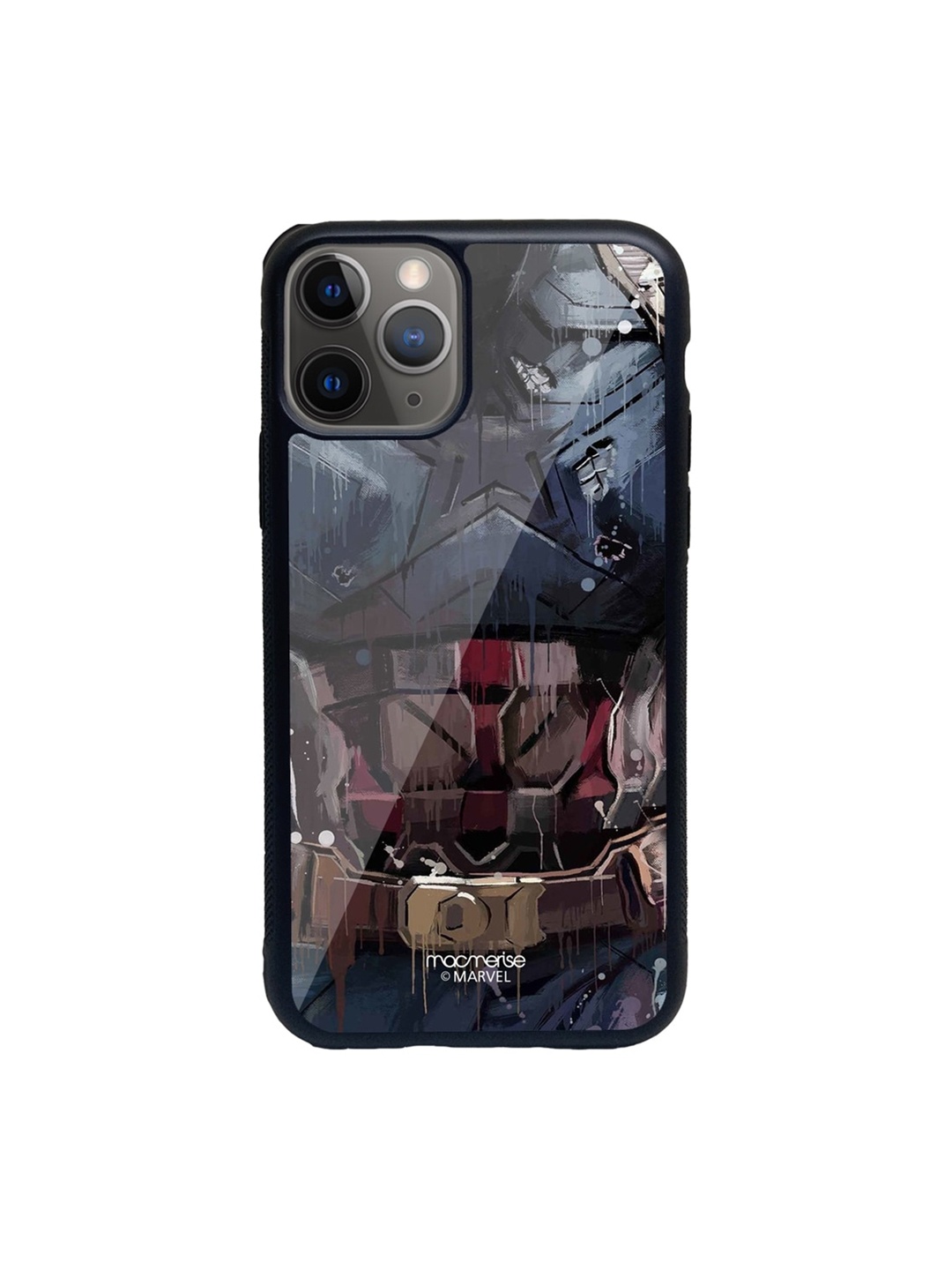 

macmerise Grey & Brown Grunge Suit Steve Glass iPhone 11 Pro Max Phone Case
