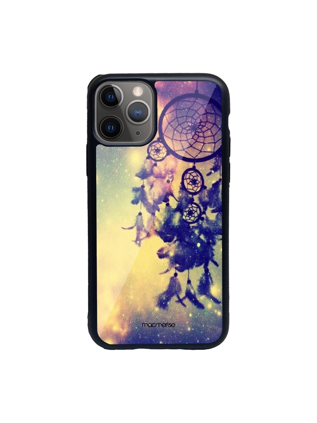 

Macmerise Purple & Red Galaxy Motif Printed Glass iPhone 11 Pro Max Phone Case