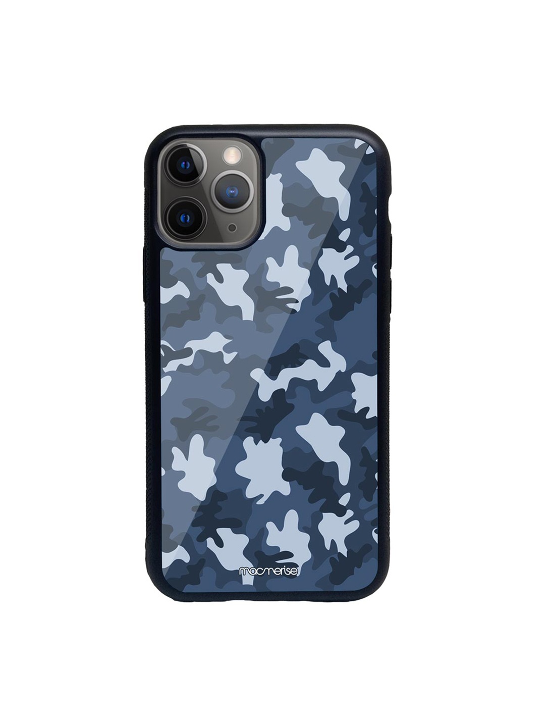 

macmerise Blue Camo Pattern iPhone 11 Pro Max Back Case