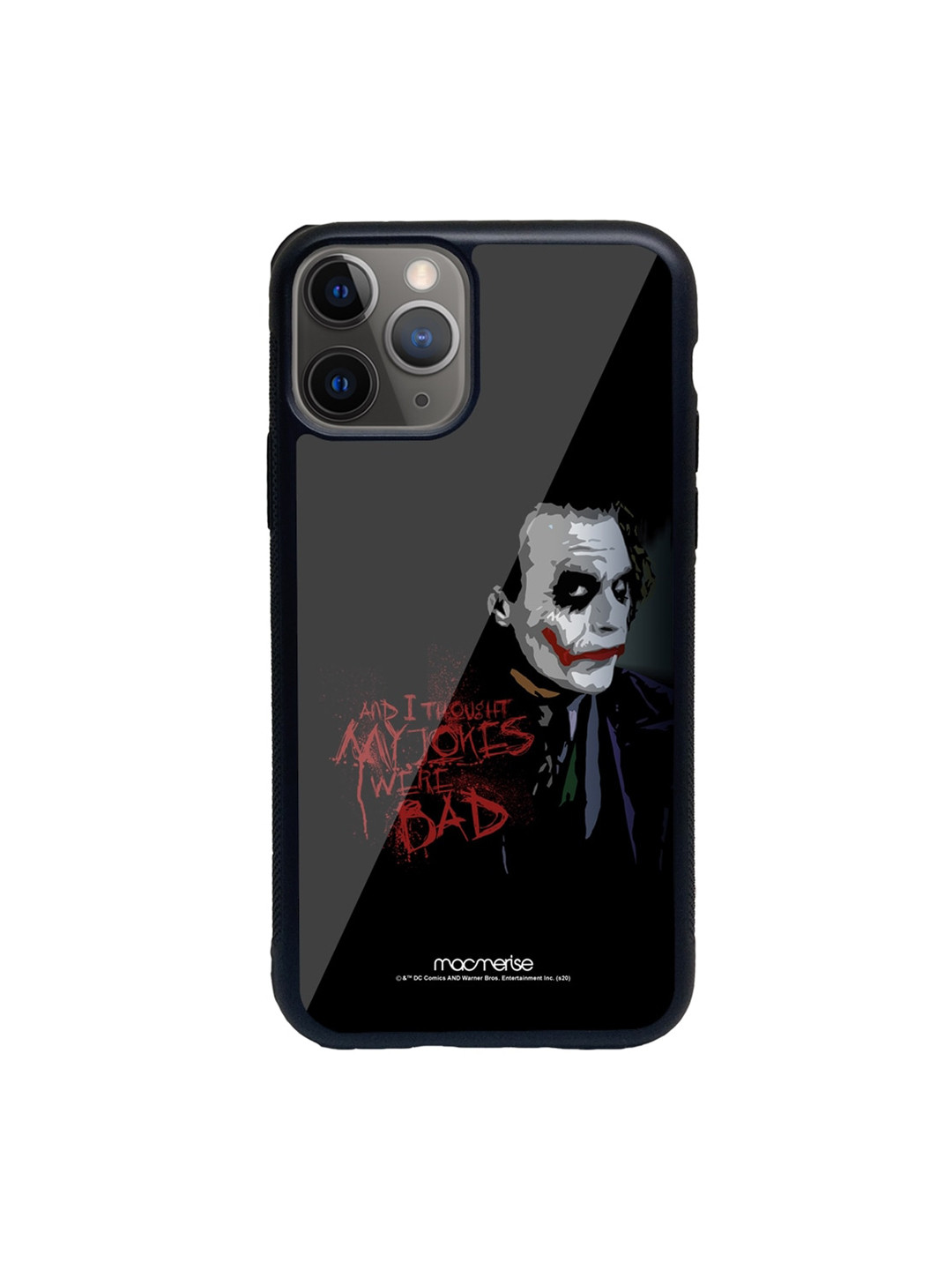 

macmerise Black & Red Jokers Sarcasm Glass iPhone 11 Pro Phone Case
