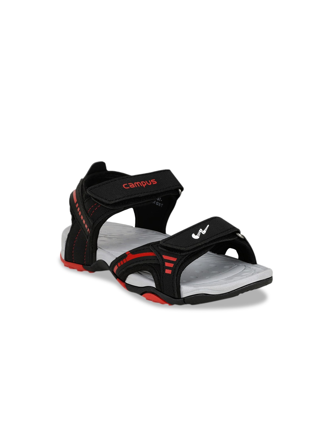 

Campus Kids Black & Red Comfort Sandals