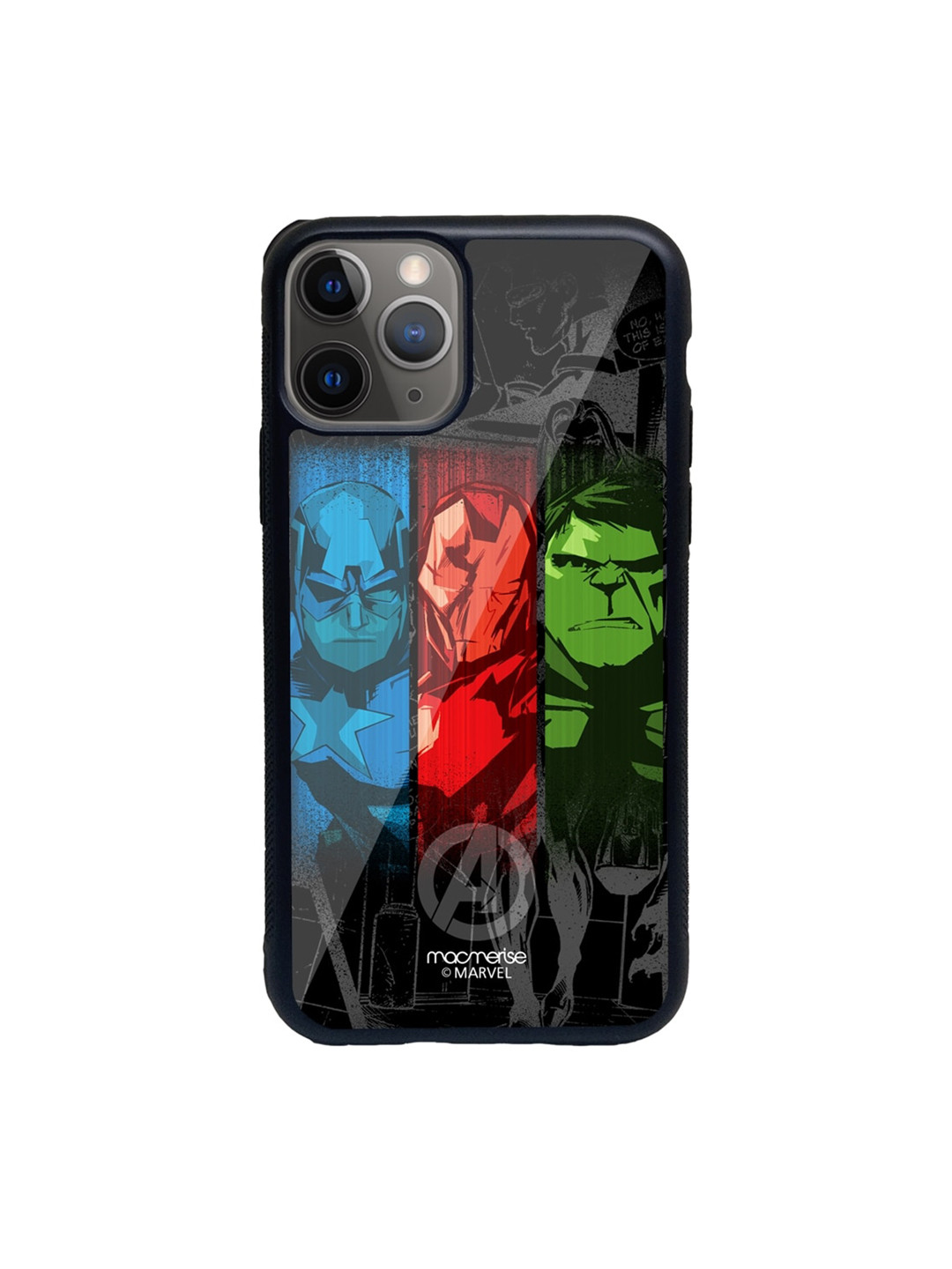 

macmerise Red & Green Avengers Sketch iPhone 11 Pro Max Back Case