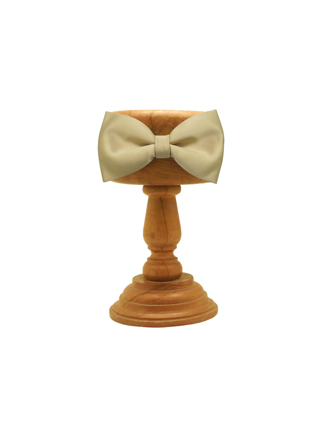 

The Tie Hub Gold-Toned Solid Pre-Tied Bow Tie