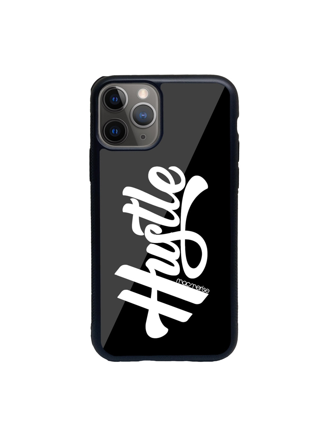 

macmerise Black & White Hustle Black iPhone 11 Pro Max Back Case