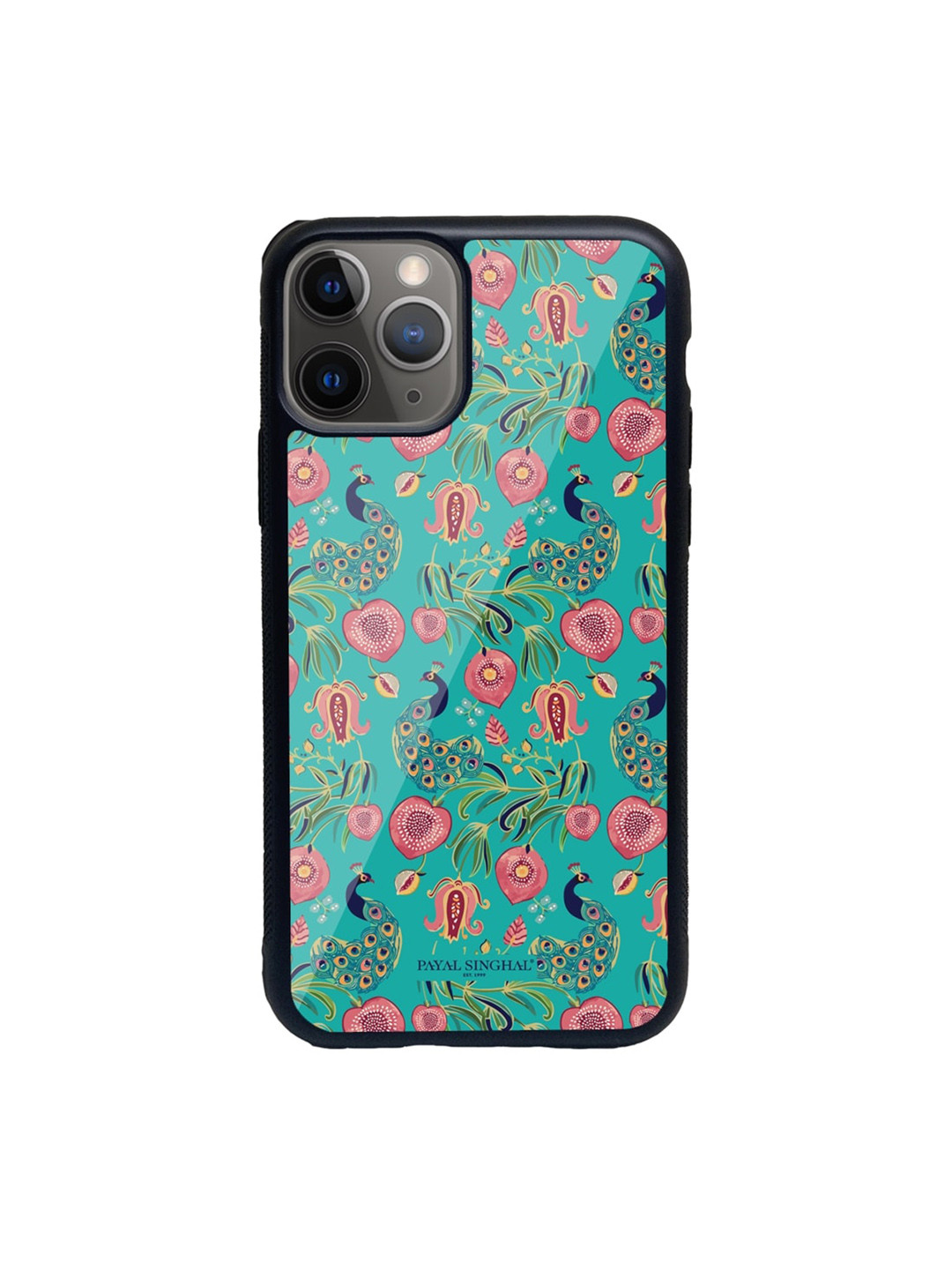 

macmerise Blue and Peach Payal Singhal Anaar and Mor iPhone 11 Pro Max Phone Case