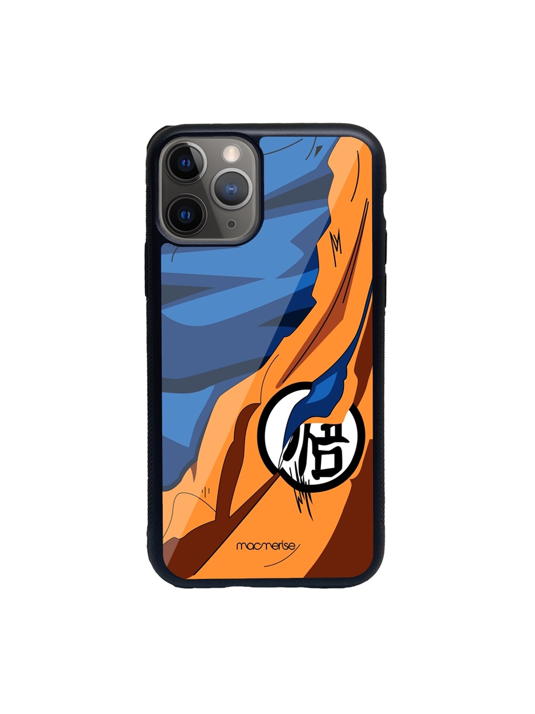 

macmerise Blue & Orange Goku Training Pattern iPhone 11 Pro Back Case