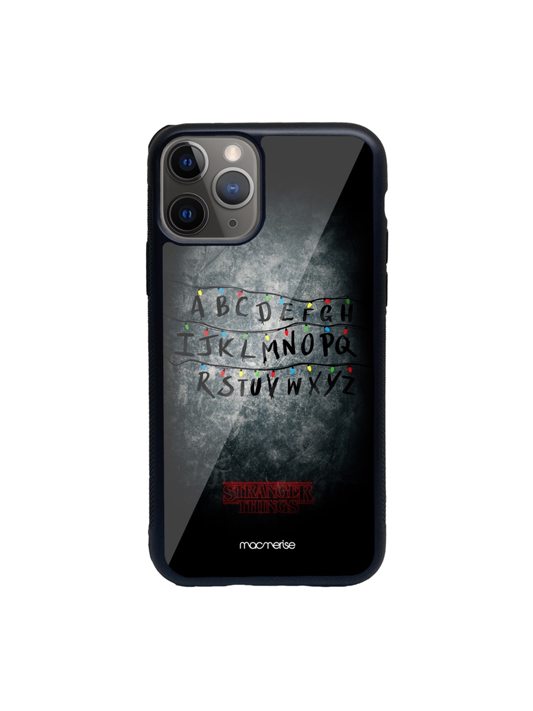 

macmerise Black & Grey I Am Right Here Printed iPhone 11 Pro Max Back Case