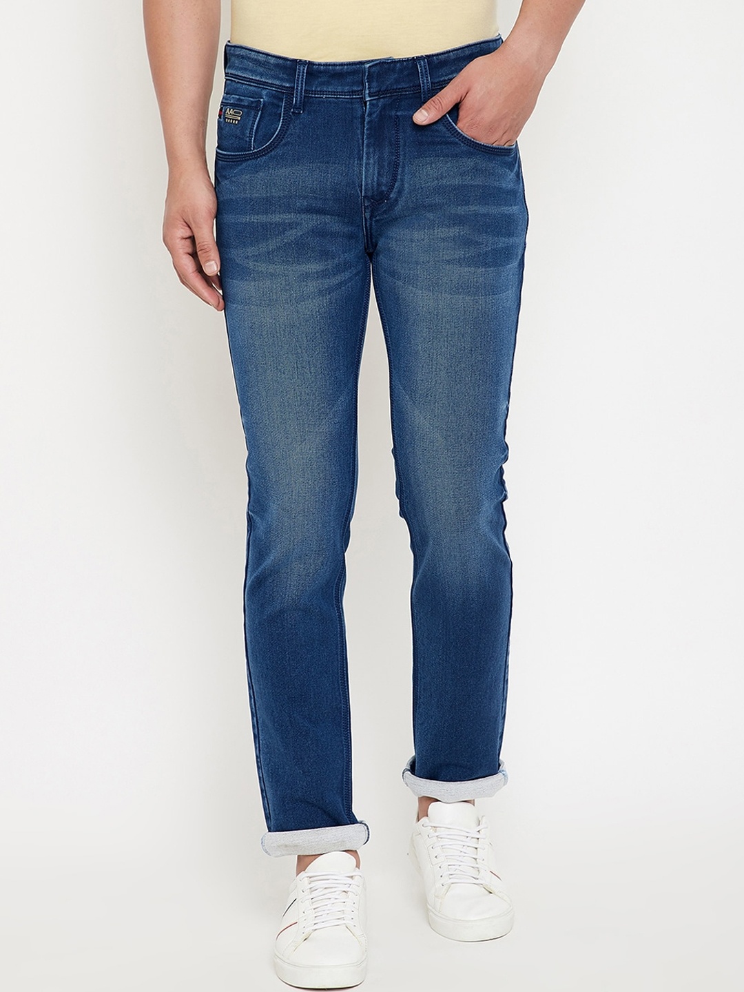 

American Archer Men Blue Slim Fit Low-Rise Stretchable Clean Look Jeans