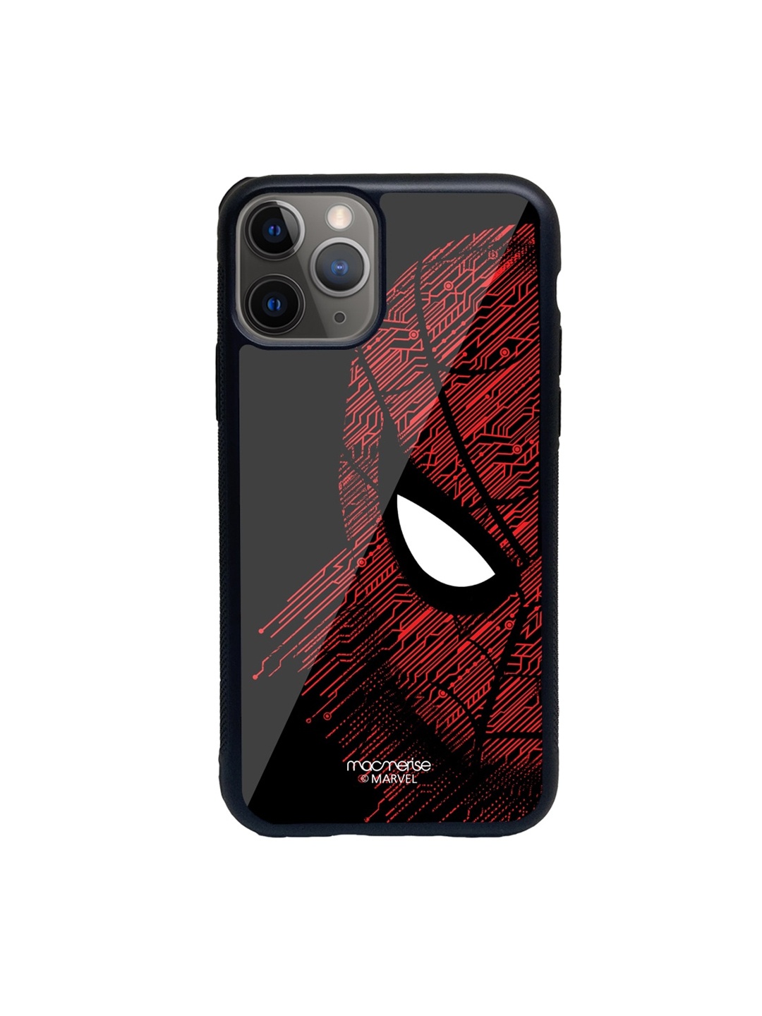 

macmerise Black & Red Sketch Out Spiderman Printed iPhone 11 Pro Max Back Case