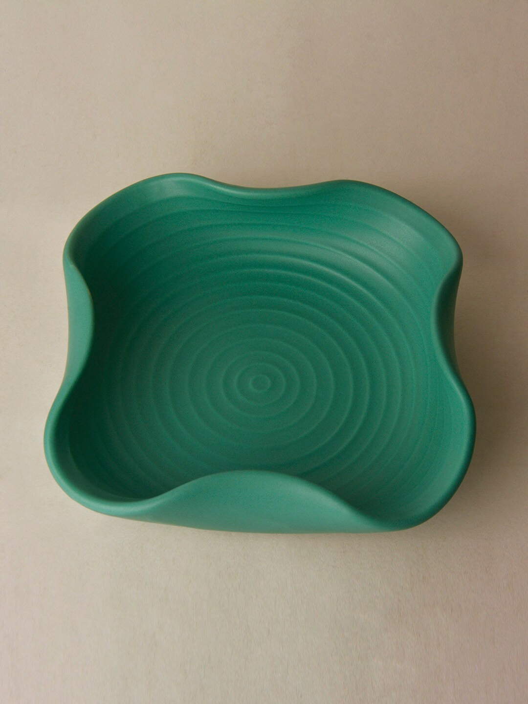 

StyleMyWay Sea Green Ceramic Handcrafted Serving Bowl