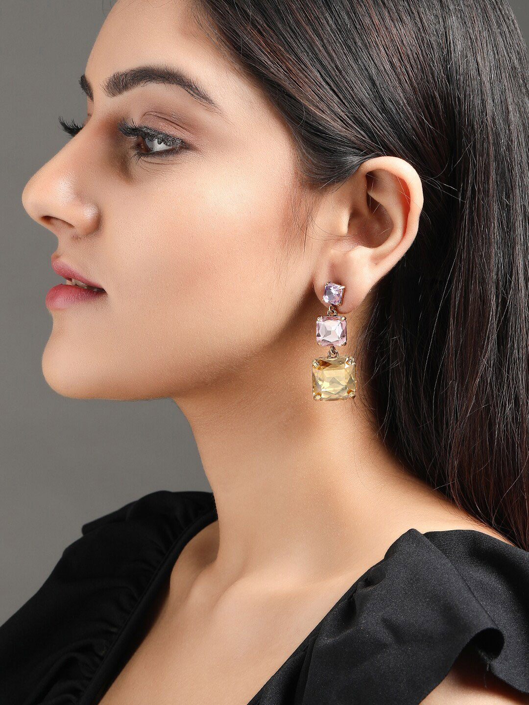

TOKYO TALKIES X rubans FASHION ACCESSORIES Gold-Plated Handcrafted Drop Earrings
