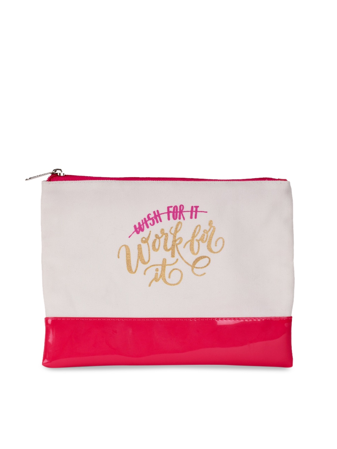 

Doodle Women White & Red Printed Travel Pouch