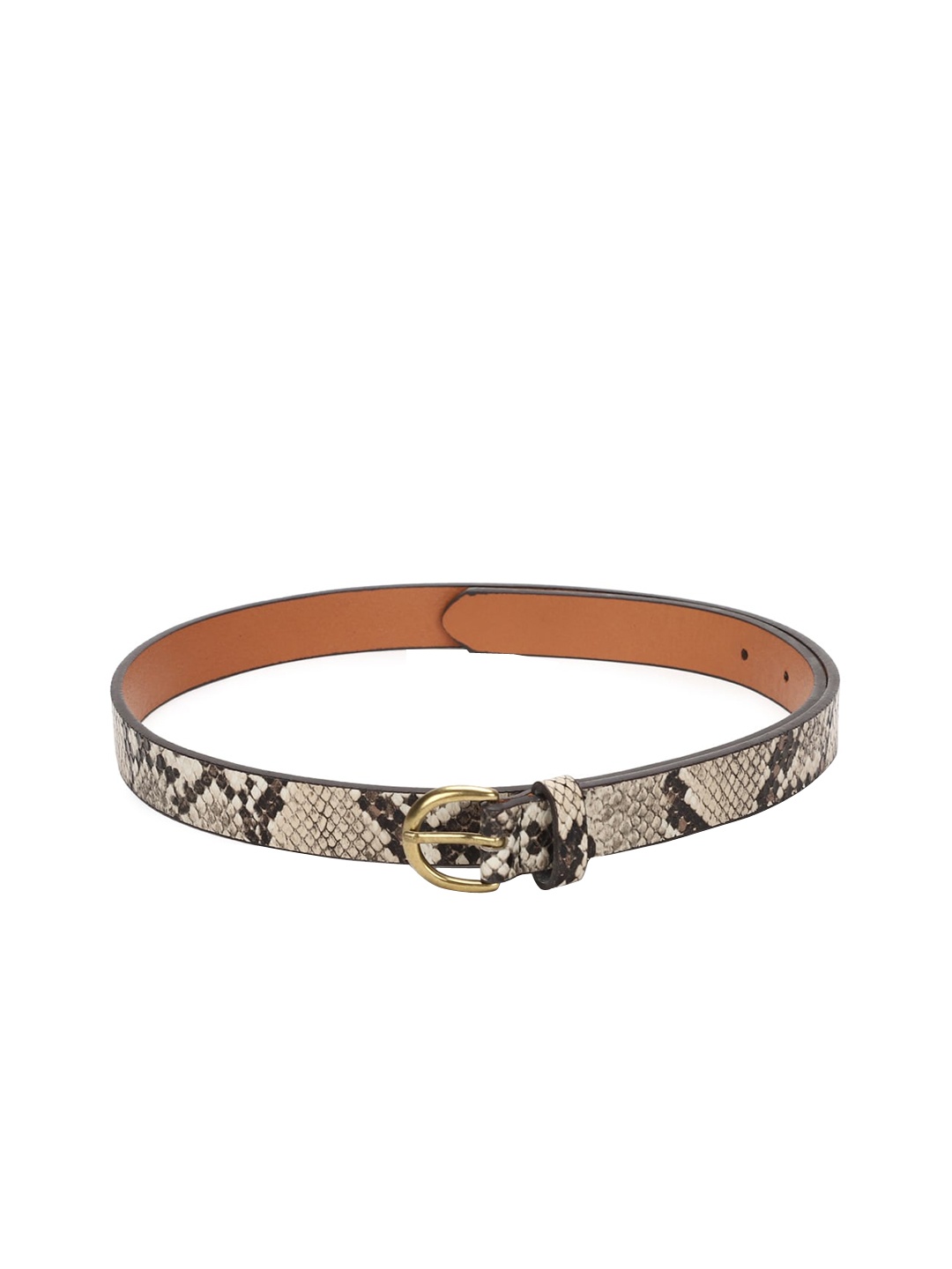 

AMERICAN EAGLE OUTFITTERS Women Grey & Black Textured Belt