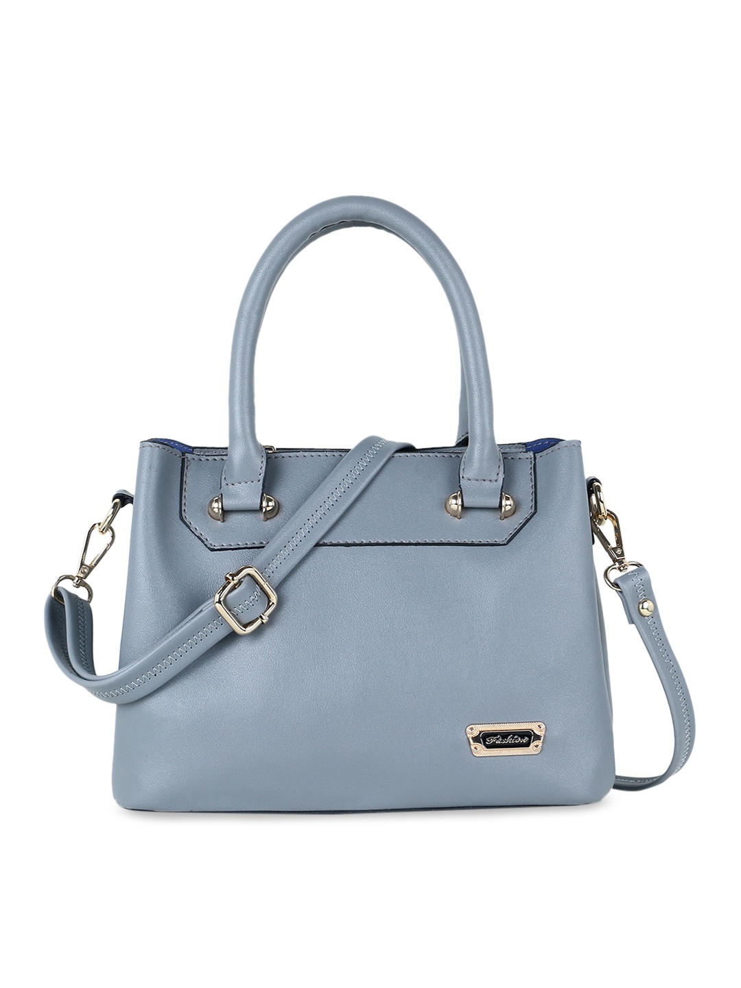 

WOMEN MARKS Grey Solid Handheld Bag