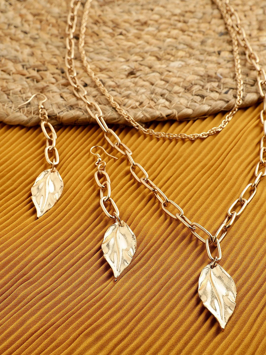 

STREET 9 Women Gold-Plated Layered Jewellery Set
