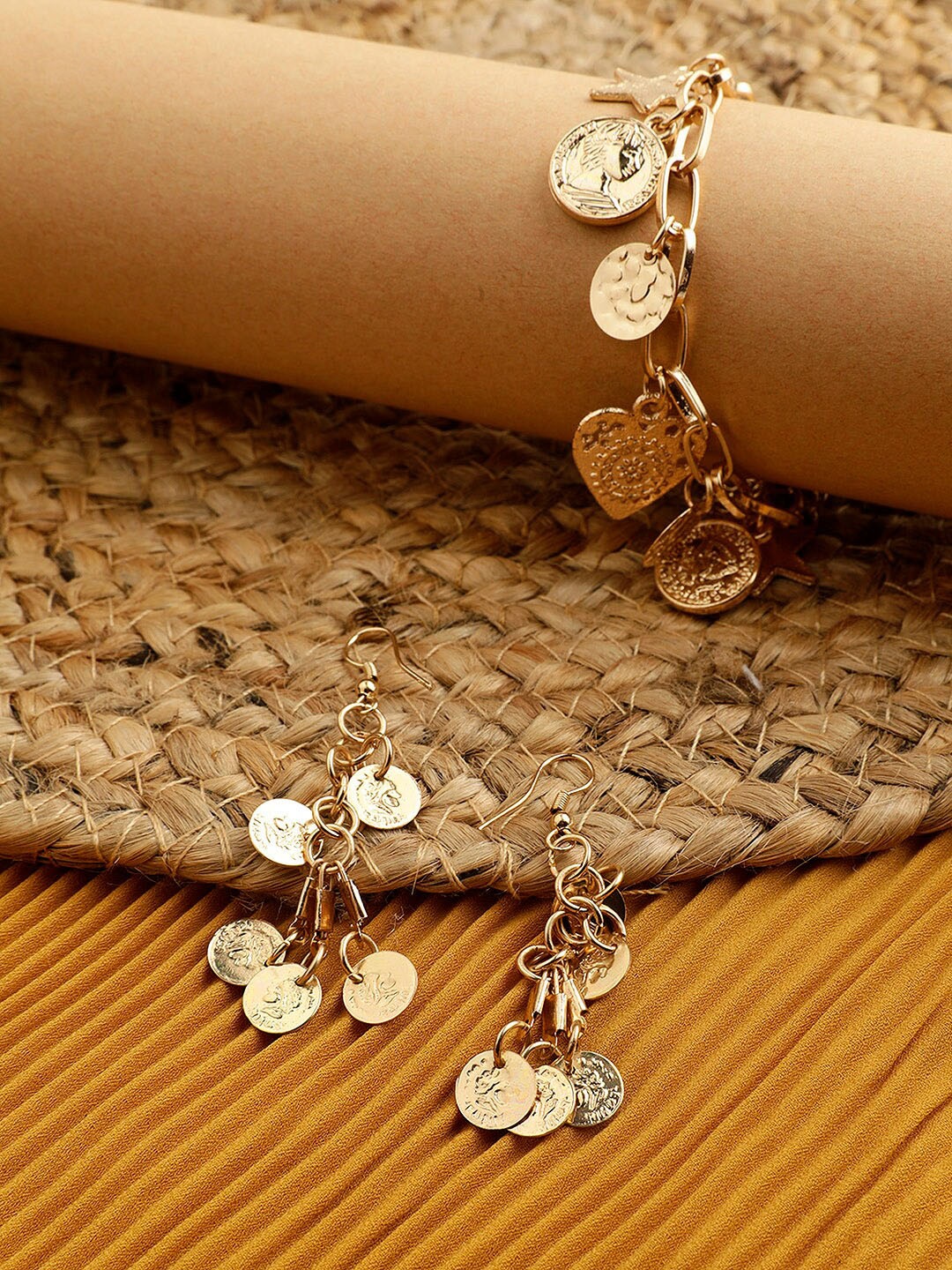 

STREET 9 Gold-Plated Coin Jewellery Set
