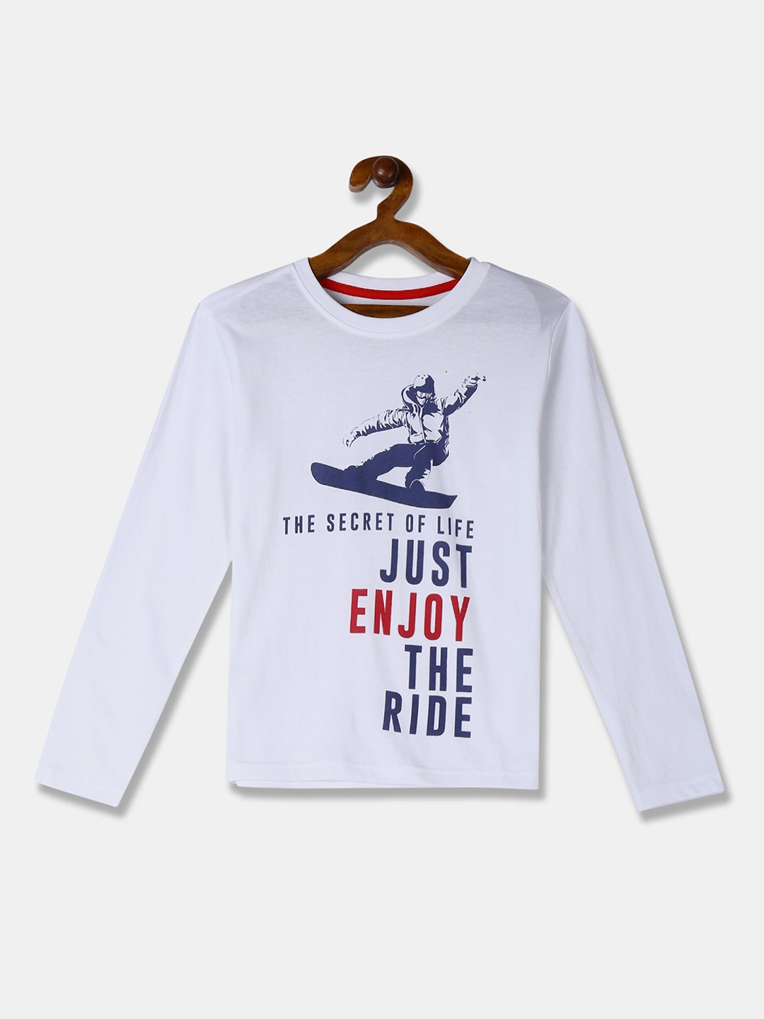 

Cherokee Boys White Printed Round Neck T-shirt