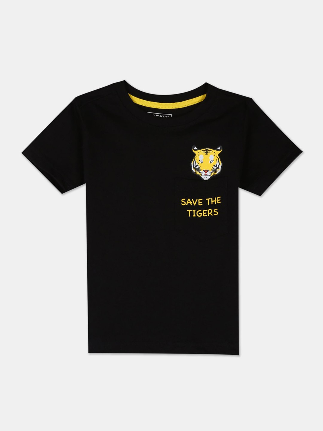

Cherokee Boys Black Printed Round Neck T-shirt
